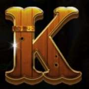 K symbol in Book Of Rampage slot