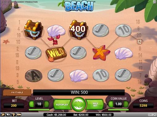 Beach slot