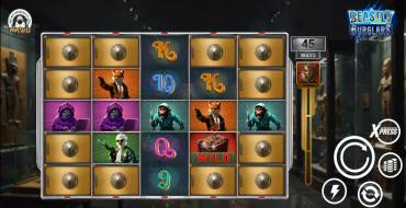 Beastly Burglars: Slot machine