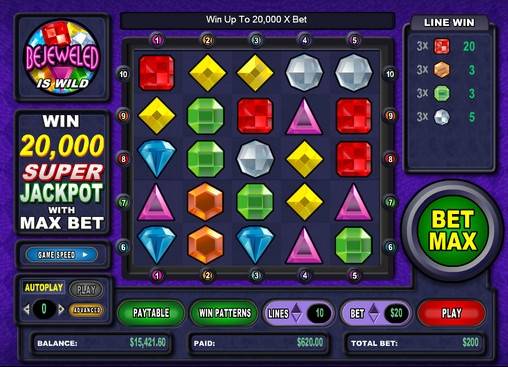 Bejeweled slot