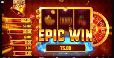 Bells of Fire: Winnings