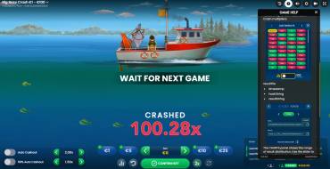 Big Bass Crash: Payout table