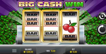 Big Cash Win: Winnings
