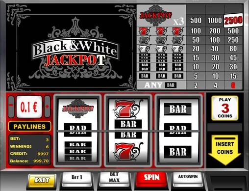 Black and White slot