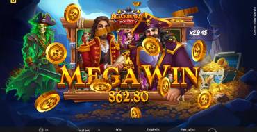 Blackbeard’s Bounty: Winnings