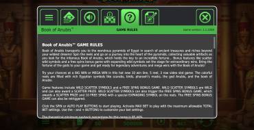 Book of Anubis: Rules