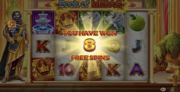 Book of Midas: Free spins