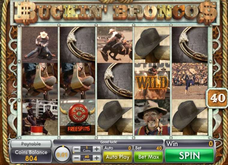 Play Buckin’ Broncos slot