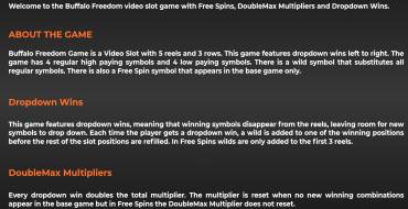 Buffalo Freedom DoubleMax: Rules