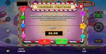 Candyways Bonanza Megaways 2: Function