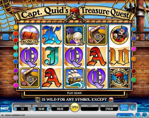 Captain Quid’s Treasure Quest slot