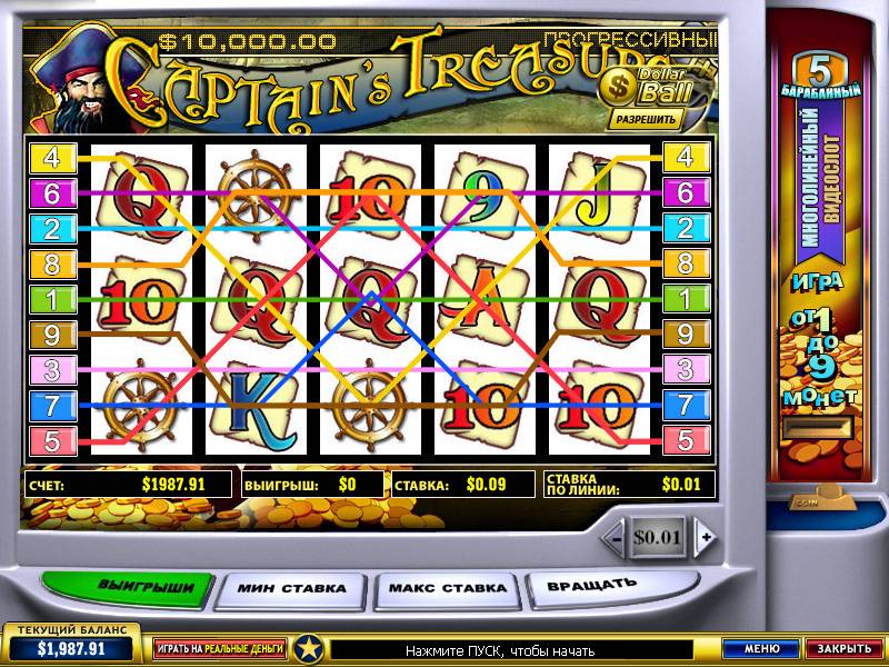 Captain’s Treasure slot