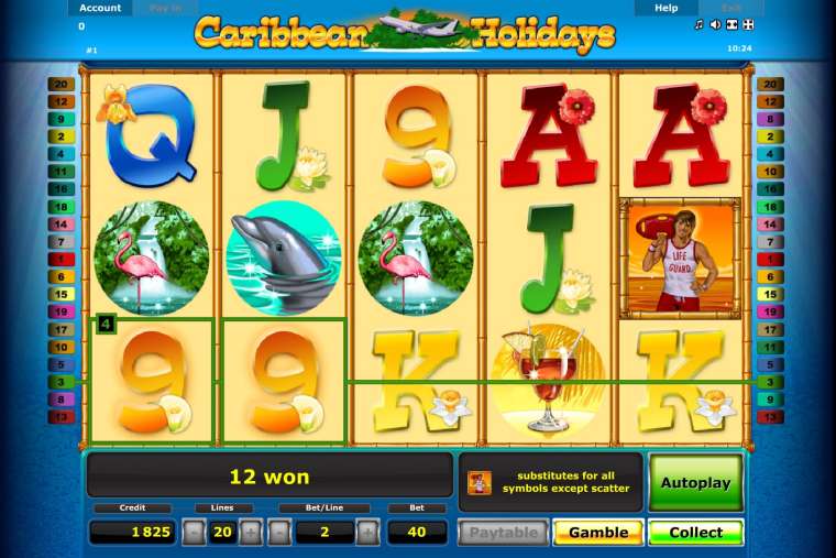 Play Caribbean Holidays slot