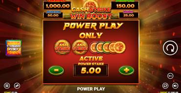 Cash Strike Win Boost: Unique features