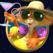 Cat in Vegas: A cat with a cocktail