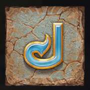J symbol in Temple Tumble 2 slot