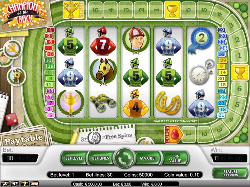 Champion of the Track slot