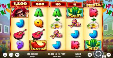 Chilli Fiesta: Slot machine