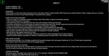 Chilli Fiesta: Rules