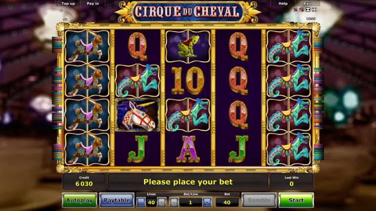 Play Cirque du Cheval slot