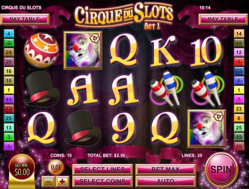 Cirque du Slots slot