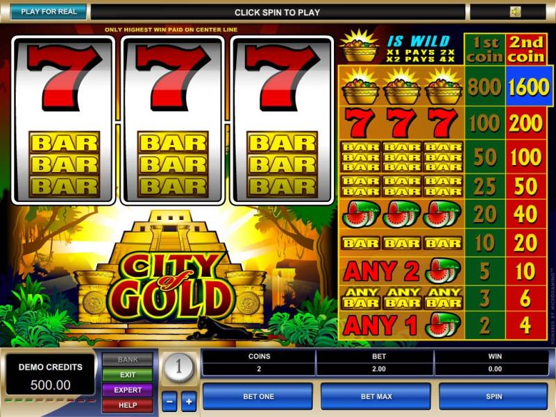 City of Gold slot