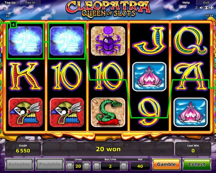 Play Cleopatra – Queen of Slots slot