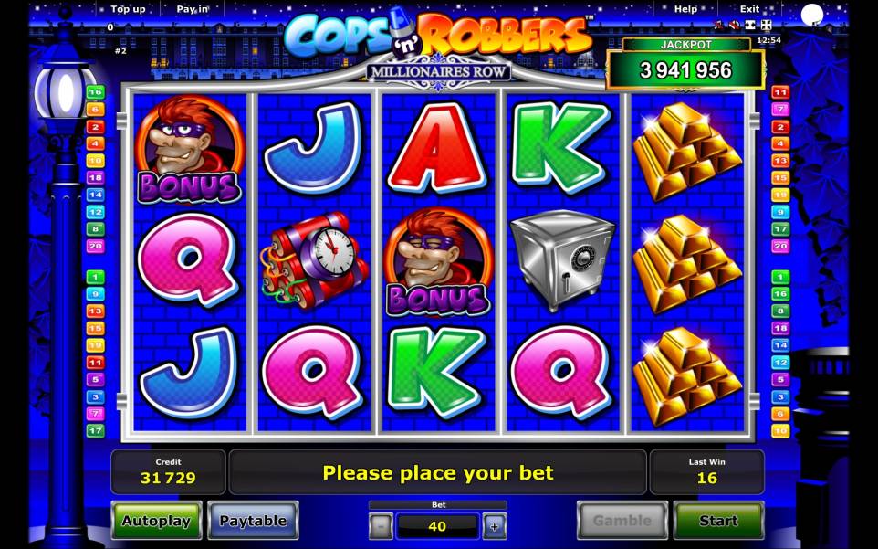 Cops ‘n’ Robbers – Millionaires Row slot