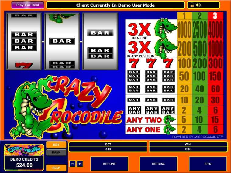 Play Crazy Crocs slot