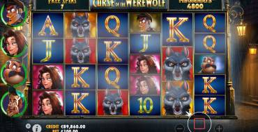 Curse of the Werewolf: Megaways: Free spins