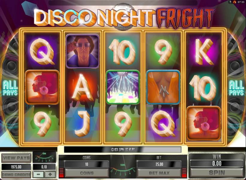 Disco Night Fright slot