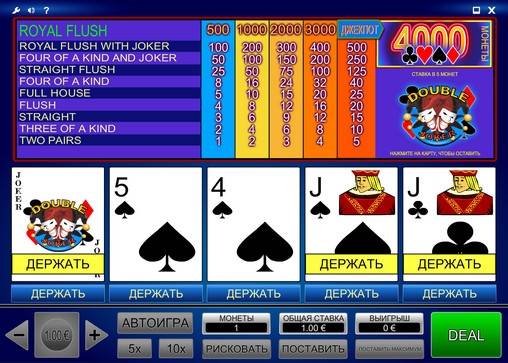 Double Joker Poker online