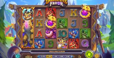 Dragonfate’s Favor: Slot machine