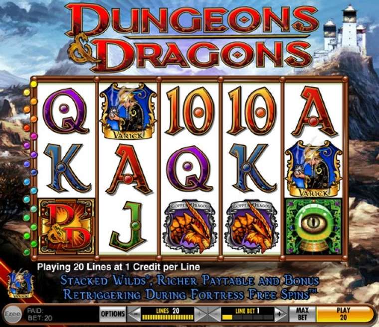Play Dungeons & Dragons – Fortress of Fortunes slot