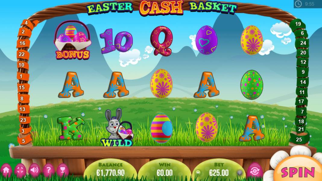 Easter Cash Basket slot