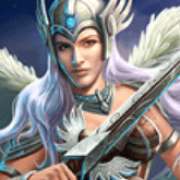 Valkyrie symbol in 2 Gods: Zeux VS Thor slot
