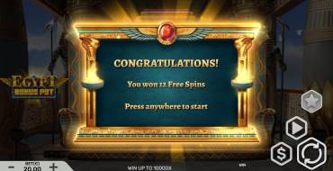 Egypt Bonus Pot: Free spins and/or respins