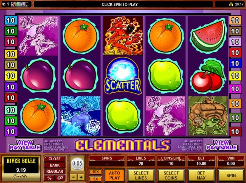 Elementals slot