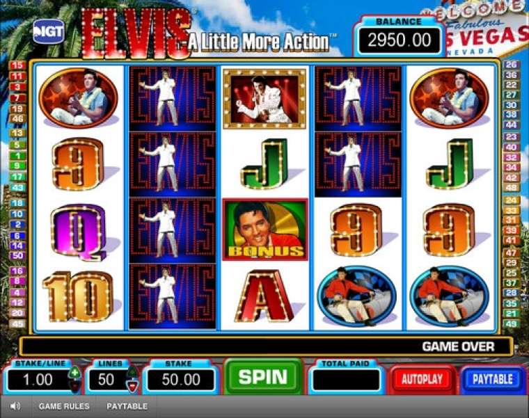 Play Elvis: A Little More Action slot