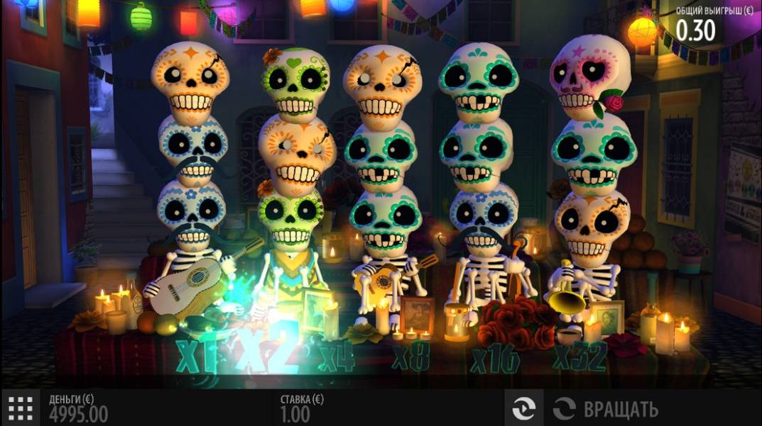 Esqueleto Explosivo slot