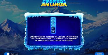 Everest Avalanche: Slot machine
