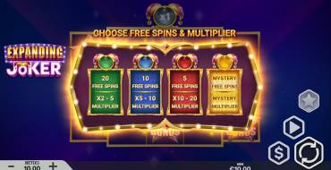 Expanding Joker: Free spins and/or respins