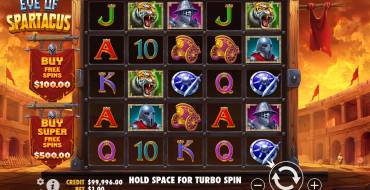 Eye of Spartacus: Slot machine