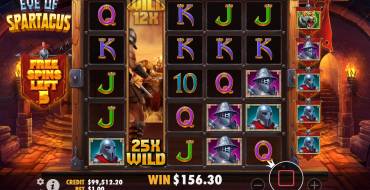Eye of Spartacus: Free spins