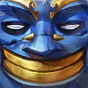Blue mask symbol in Pacific Gold slot