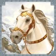 White horse symbol in Mongol Treasures slot