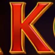 K symbol in Luxor Gold: Hold and Win slot