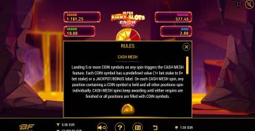 Fiery Slots Cash Mesh Ultra Dice: Bonus games