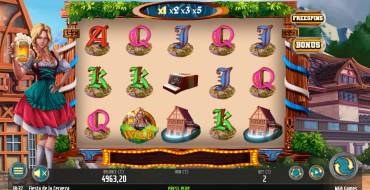 Fiesta De La Cerveza: Slot machine with symbols