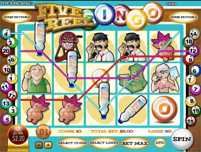 Five Reel Bingo slot